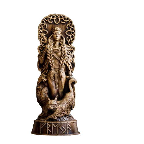  Direct Sales Hero Statue Resin Ornaments Handicraft Odin God Thor Loki Home Study Table Decoration Resin Crafts