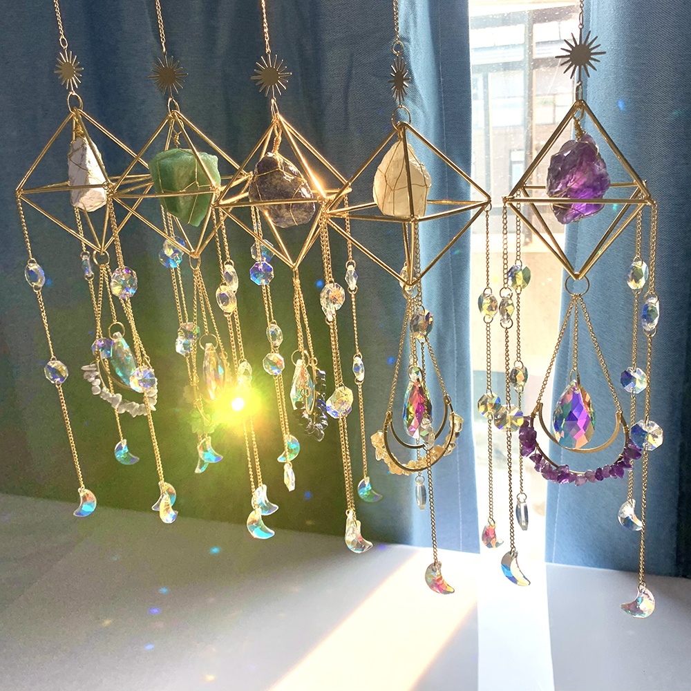 Hot Selling High Quality Handmade Crystal Sun Catcher ization Crystal SunCatcher Hanging Sun Catcher for Decoratio