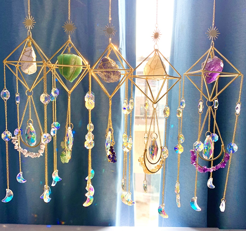 Hot Selling High Quality Handmade Crystal Sun Catcher ization Crystal SunCatcher Hanging Sun Catcher for Decoratio