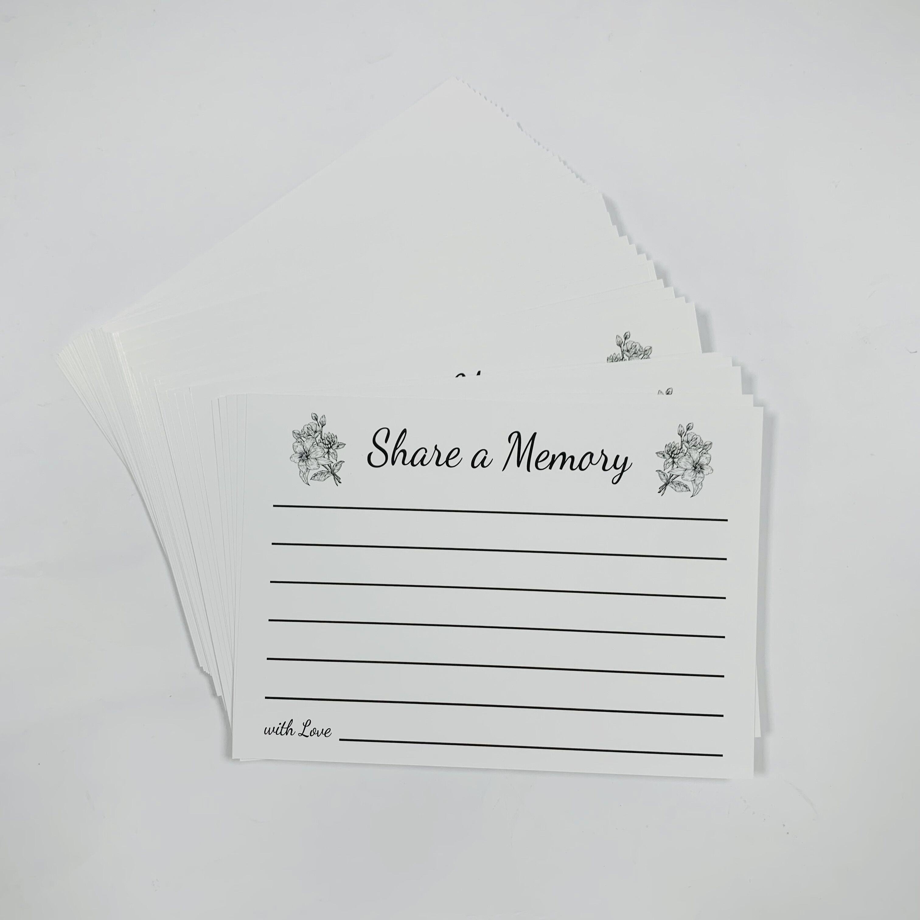 SM-ZL004    high quality funeral register book funeral guest book set, condolence cards and stickers