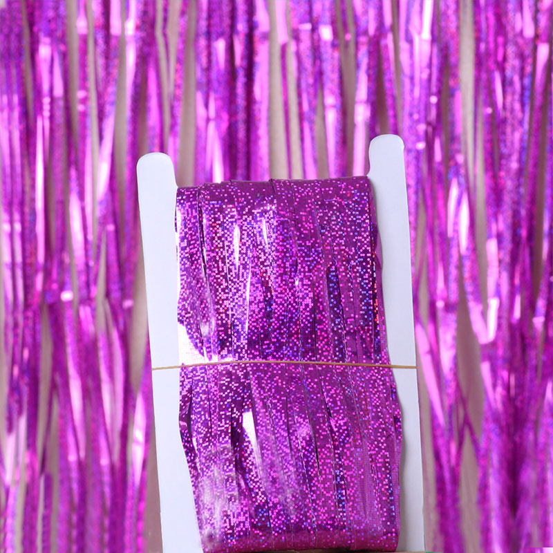 Tassel Curtains Rain Silk Curtain Balloons Decoration For Wedding Birthday Festival Party Background Wall Decor Supplies