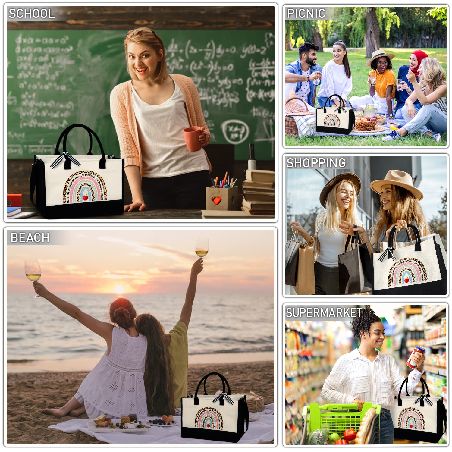 Lifestyle Cotton Canvas Female Gift Bag Shoulder Crossbody Women's Shoulder Bag and Bags Ladies Luxury