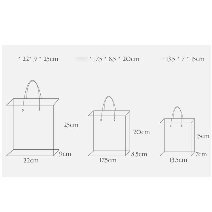 Wedding Clear Gift Tote Bag with Ribbon Transparent Birthday Thank You Christmas Gift Bags Gift HandBags for Bridal Part