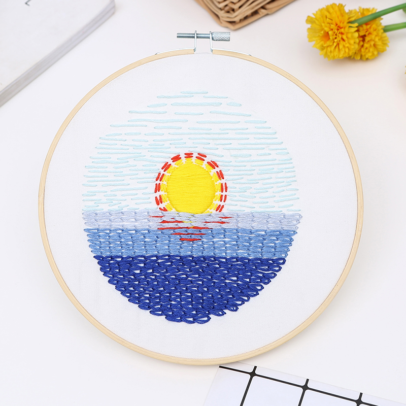 DIY Punch Needle Cross Stitch Kits Embroidery Patterns Needlework