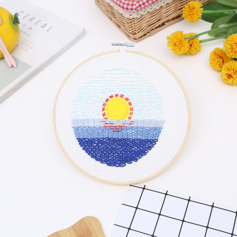 DIY Punch Needle Cross Stitch Kits Embroidery Patterns Needlework