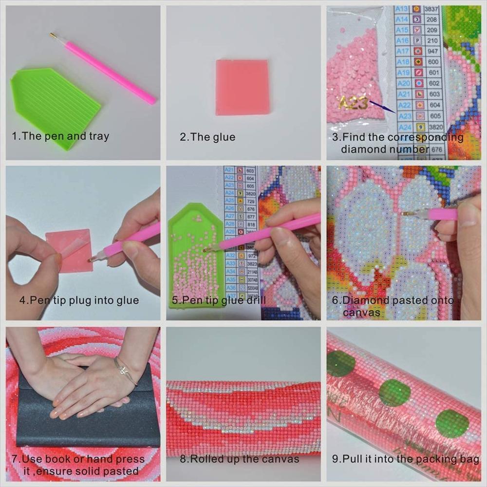 DIY Diamond Painting Fabric Diamond Painting Kits For Home Decoration