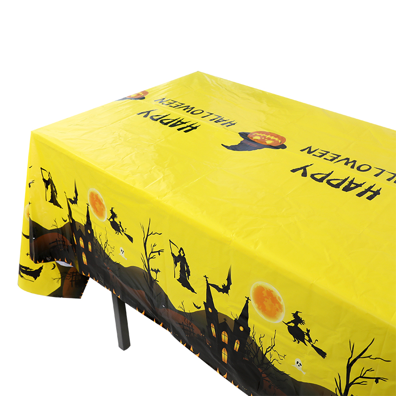 New Halloween decorations disposable paper tray paper cup tablecloth napkin Set Halloween party tableware