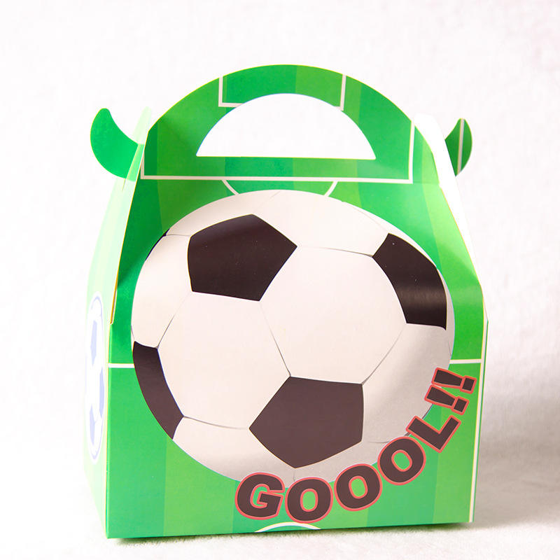 Top Grade Green Football Birthday Party Theme Paper Plate Paper Cup Tableware Set