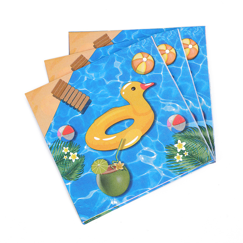 Themed birthday party suit paper cup paper tray straw tablecloth banner disposable tableware
