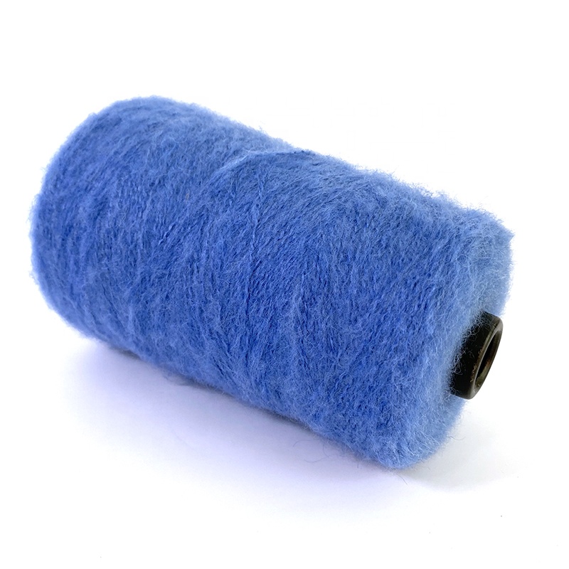 1/5.8NM elastane stretch knitting acrylic crochet textile dyed cotton wool chunky elastic fancy blended mohair yarn