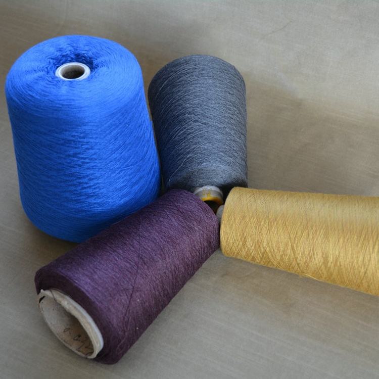 Hot Sell   30s/2 40s/2 Dyed Viscose Yarn Ring Spun Viscose Spun Yarn