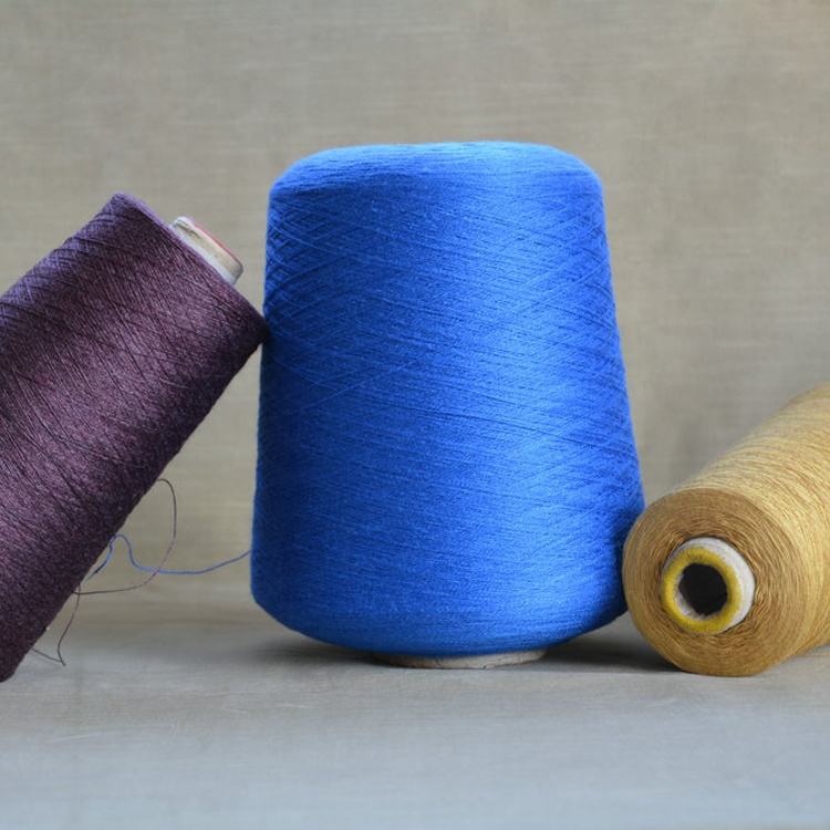 Hot Sell   30s/2 40s/2 Dyed Viscose Yarn Ring Spun Viscose Spun Yarn
