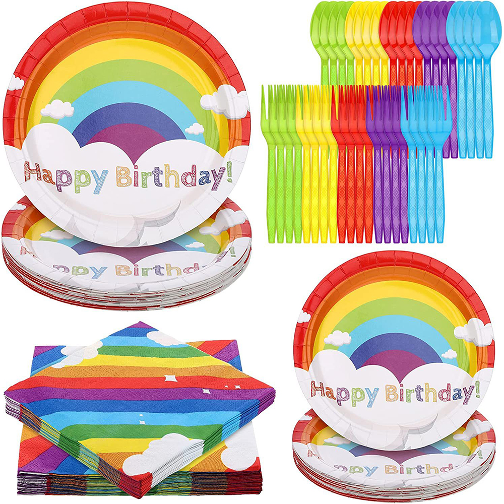 New theme birthday party supplies disposable tableware