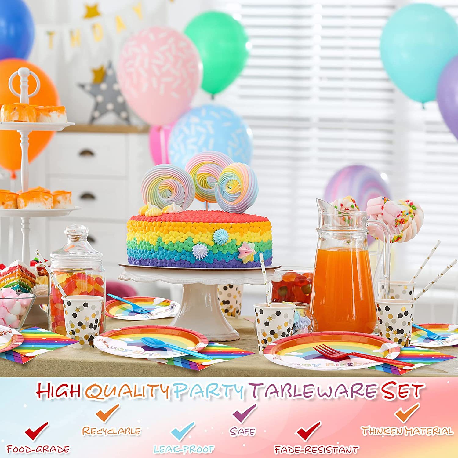 New theme birthday party supplies disposable tableware
