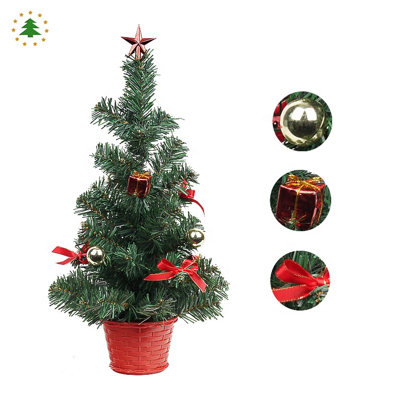 20cm Height Christmas Decoration Desktop Mini Decoration Gift Christmas Tree