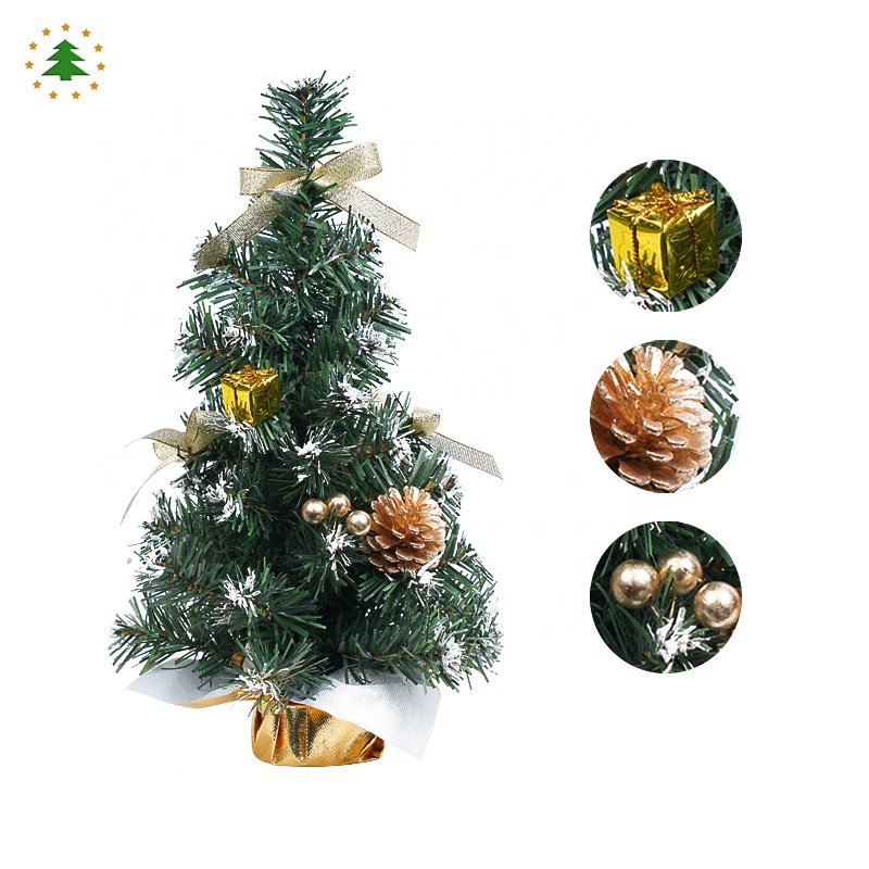 20cm Height Christmas Decoration Desktop Mini Decoration Gift Christmas Tree