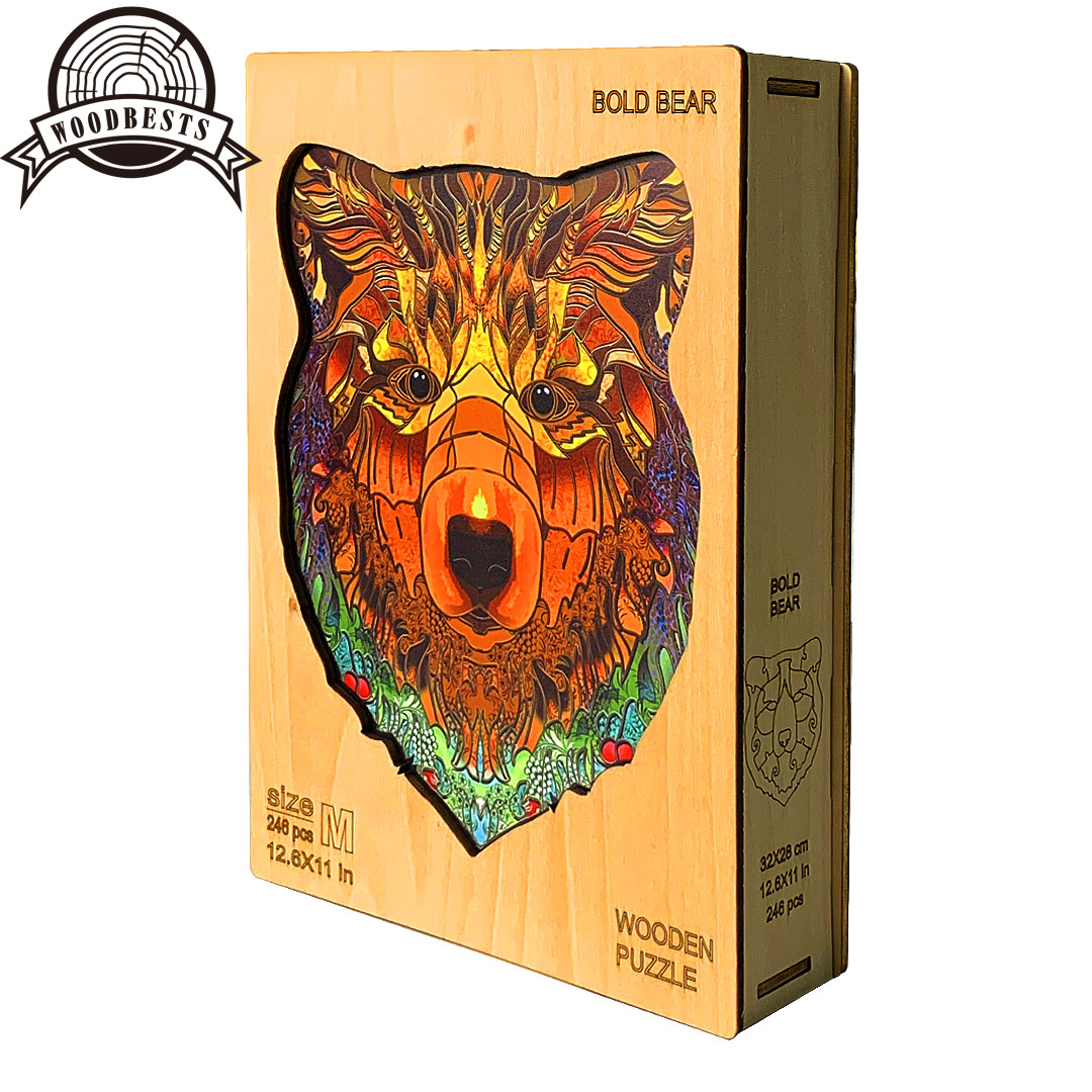 WOODBESTS A5 wooden laser cut owl wood puzzle toys crafts for child kids educational