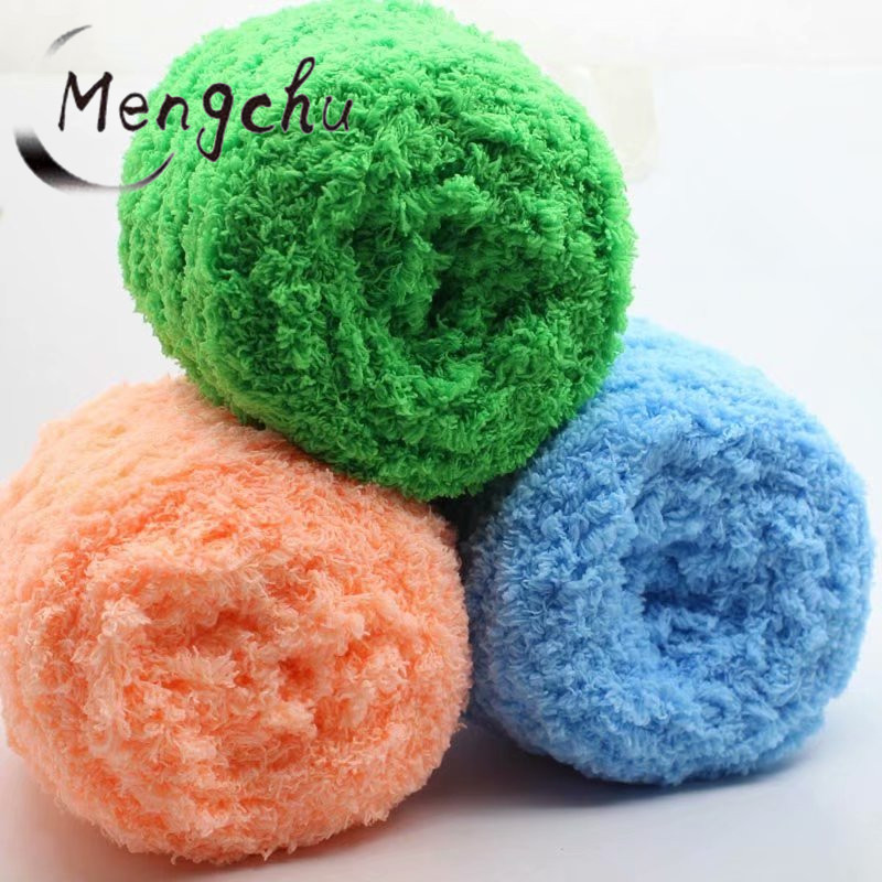 Fancy soft puffy 100% Polyester Cheap price Finger loop yarn 