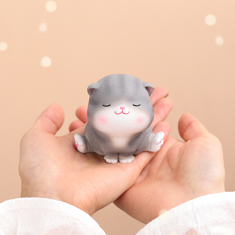 Resin Animal Cute Cat Ornaments Home Desktop Decoration Crafts Ornaments Gifts