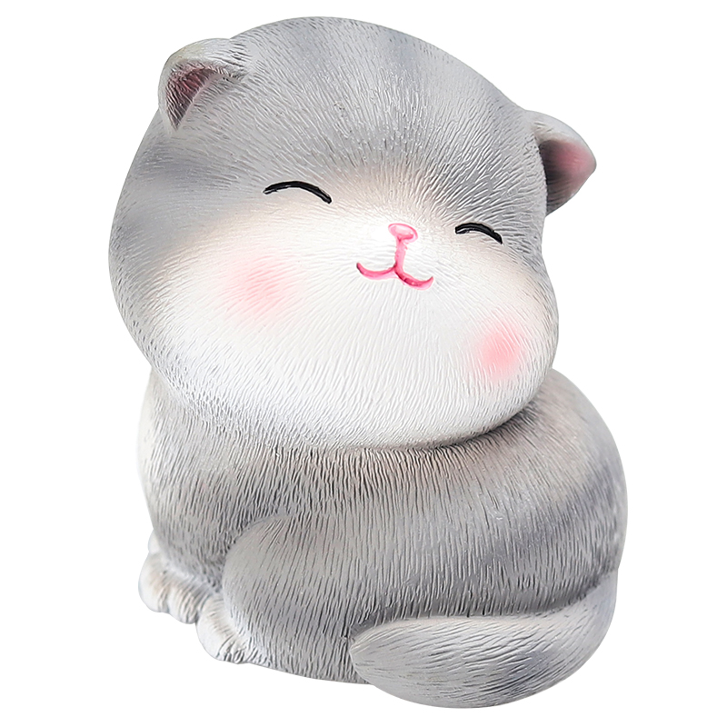 Resin Animal Cute Cat Ornaments Home Desktop Decoration Crafts Ornaments Gifts