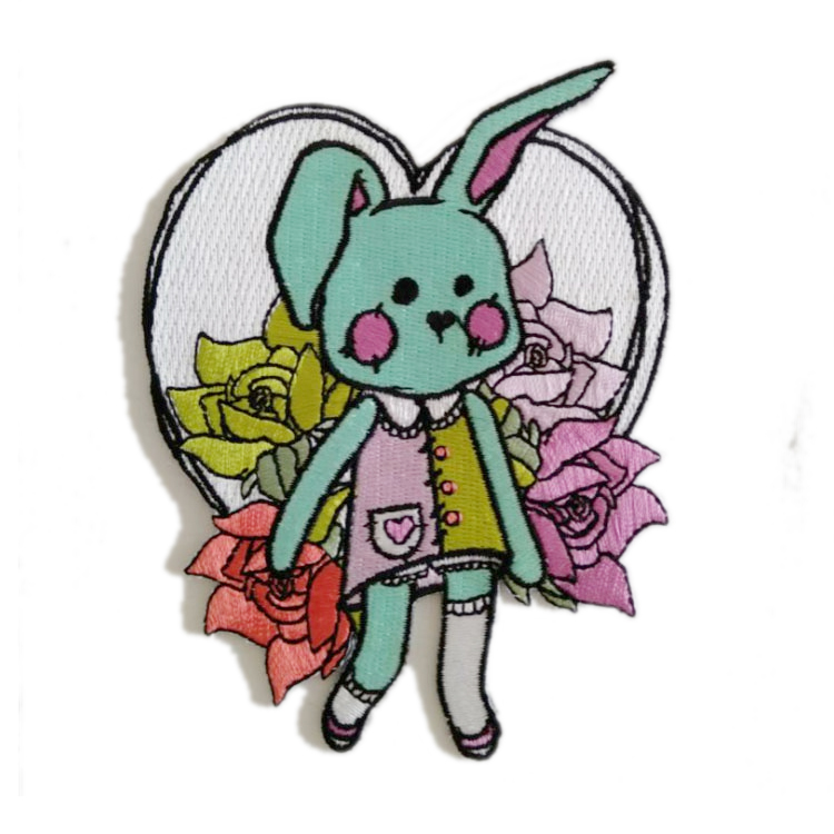   design fabric iron on style eco-friendly feature felt embroidered patches