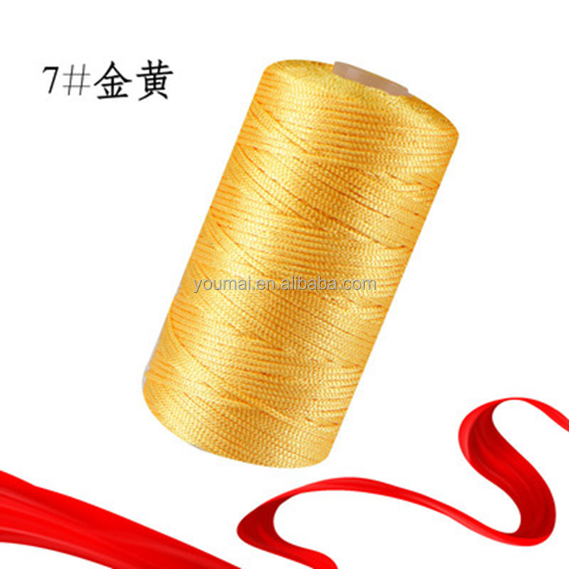 Hand Knitting Viscose Rayon Tape Ribbon Melange Yarn For Crochet Handbag