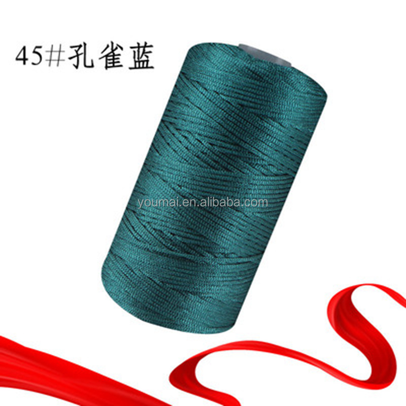 Hand Knitting Viscose Rayon Tape Ribbon Melange Yarn For Crochet Handbag