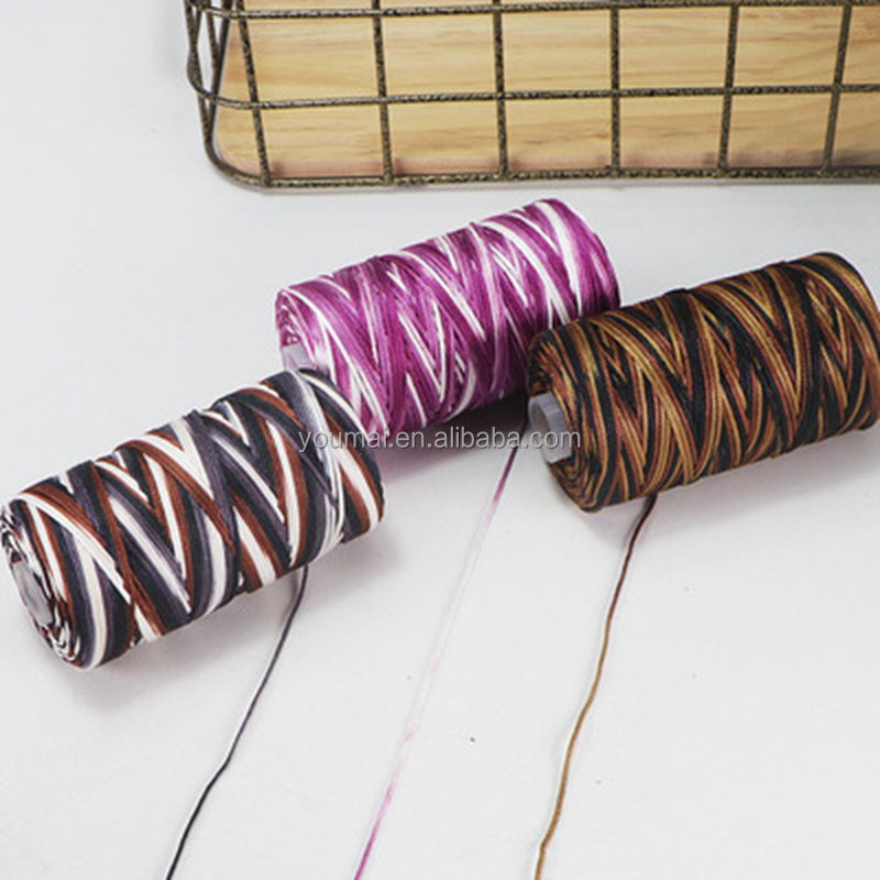 Hand Knitting Viscose Rayon Tape Ribbon Melange Yarn For Crochet Handbag