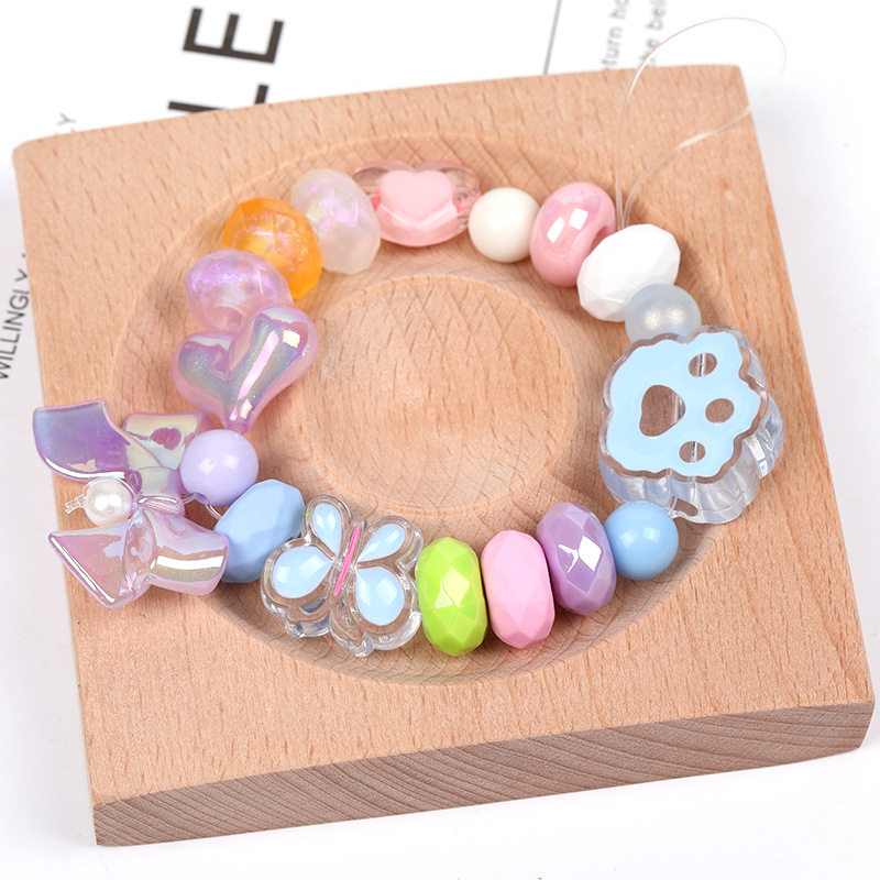 Fashion DIY 14mm polygon spacer beads abacus wheels beads bling Mermaid acrylic beads for jewelry making mobile phone ch