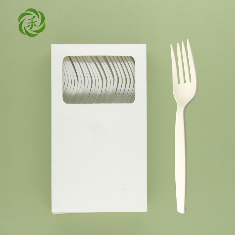 eco friendly biodegradable table wear new arrival 2022 take away container plastic food box compostable Corn Starch Uten
