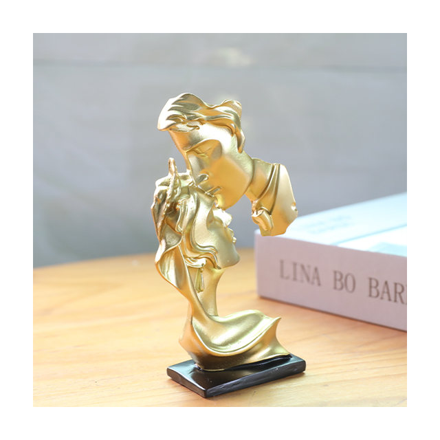 Lovers Resin Statue Crafts Nordic Retro Mini Couple Kissing Home Decor Modern Minimalist Resin Decorations
