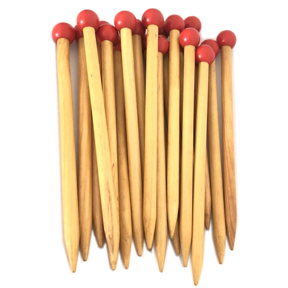 Big wood knit needle, knitting needle, wooden needle