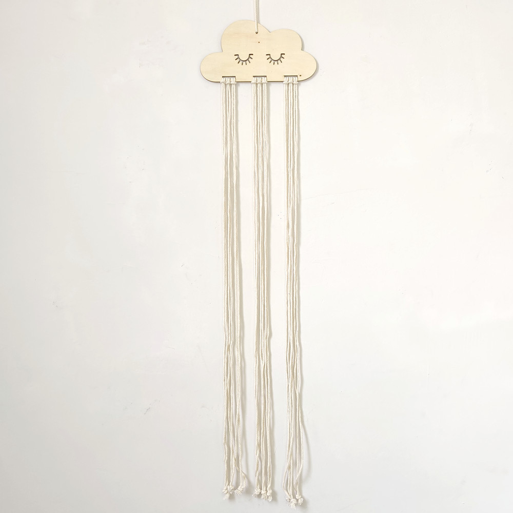 Clearance Cotton Rope Pine Decorative Objects Art Deco 1pc Cloud Wood Chip 18 10.5cm