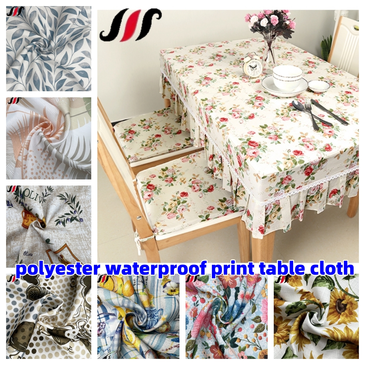  best price 100% polyester  print fabric mini matt printing fabric for bath curtain or  table cloth