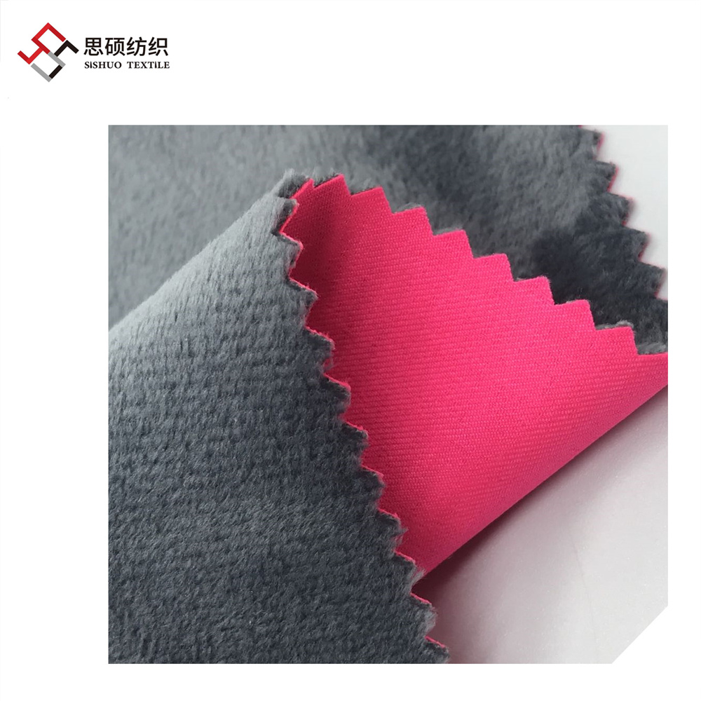 Jacket Mechanical Stretch Bonded TPU Micro Polar Fleece Softshell for Outdoor 350GSM 75D 100% Polyester Woven Jiangsu TW