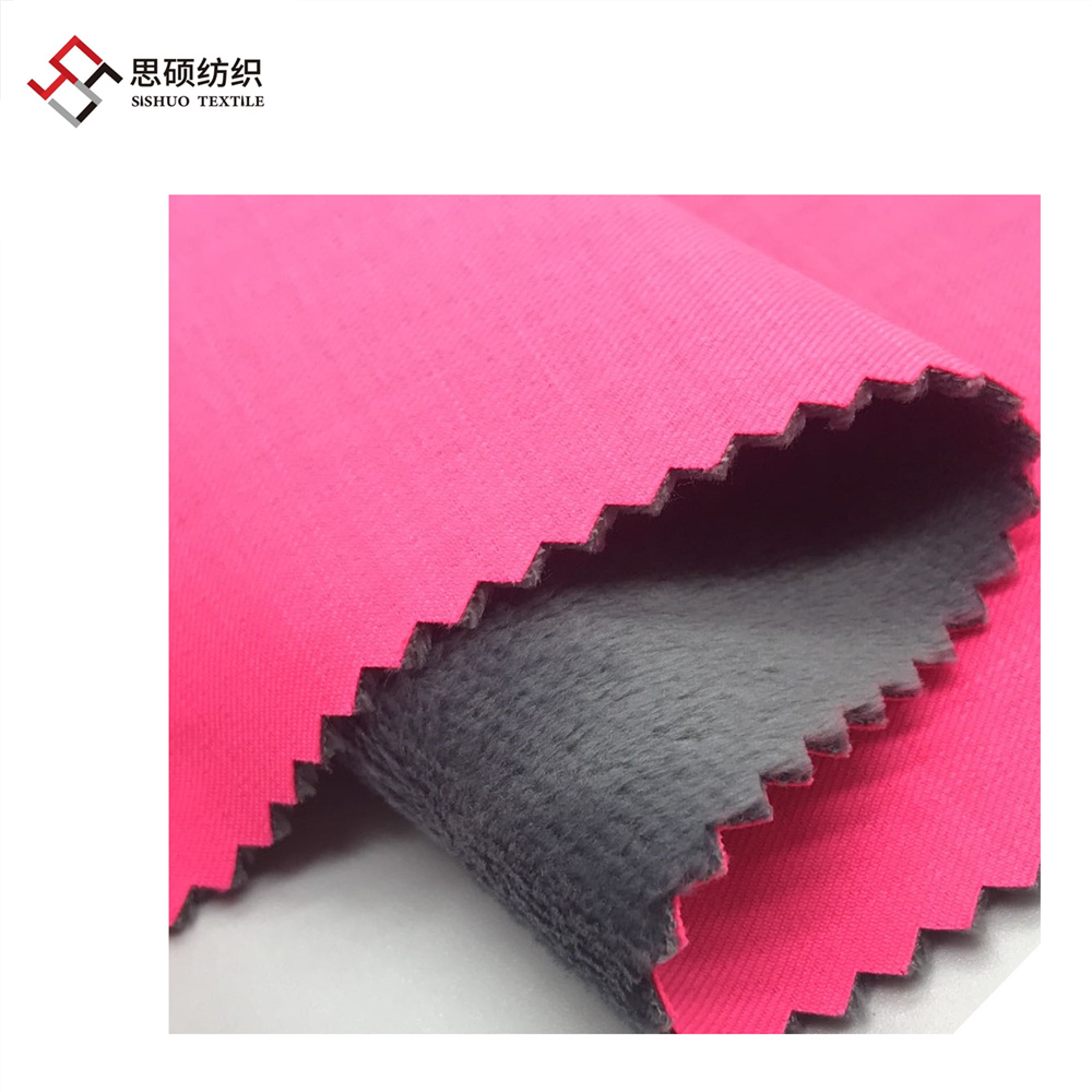 Jacket Mechanical Stretch Bonded TPU Micro Polar Fleece Softshell for Outdoor 350GSM 75D 100% Polyester Woven Jiangsu TW
