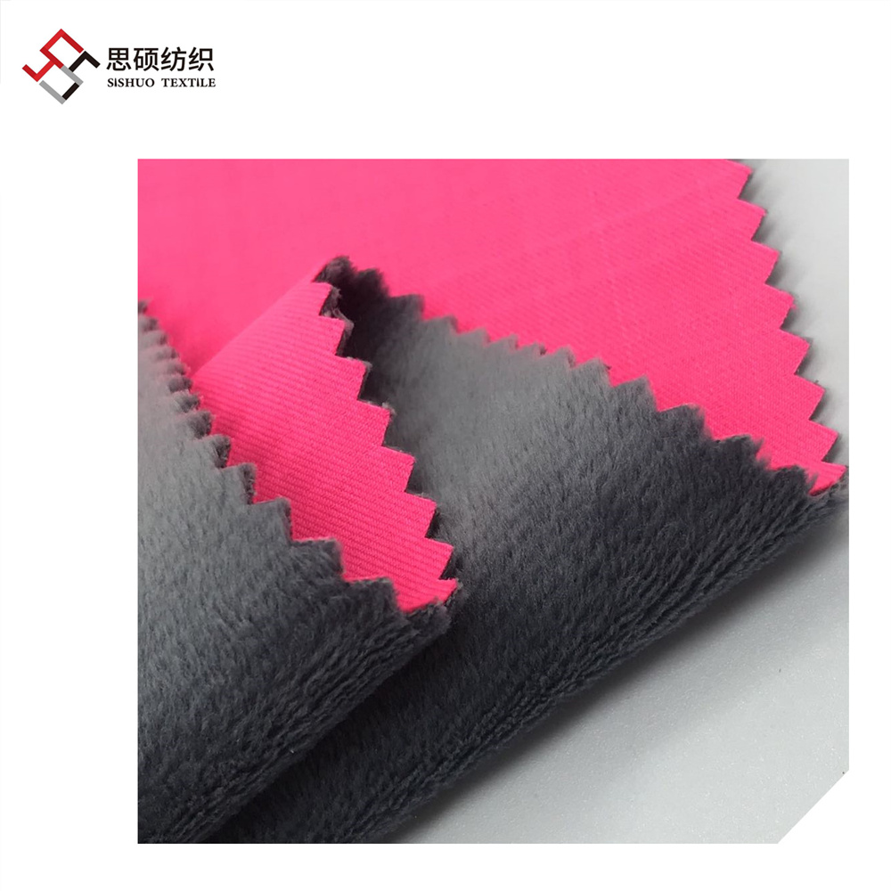 Jacket Mechanical Stretch Bonded TPU Micro Polar Fleece Softshell for Outdoor 350GSM 75D 100% Polyester Woven Jiangsu TW