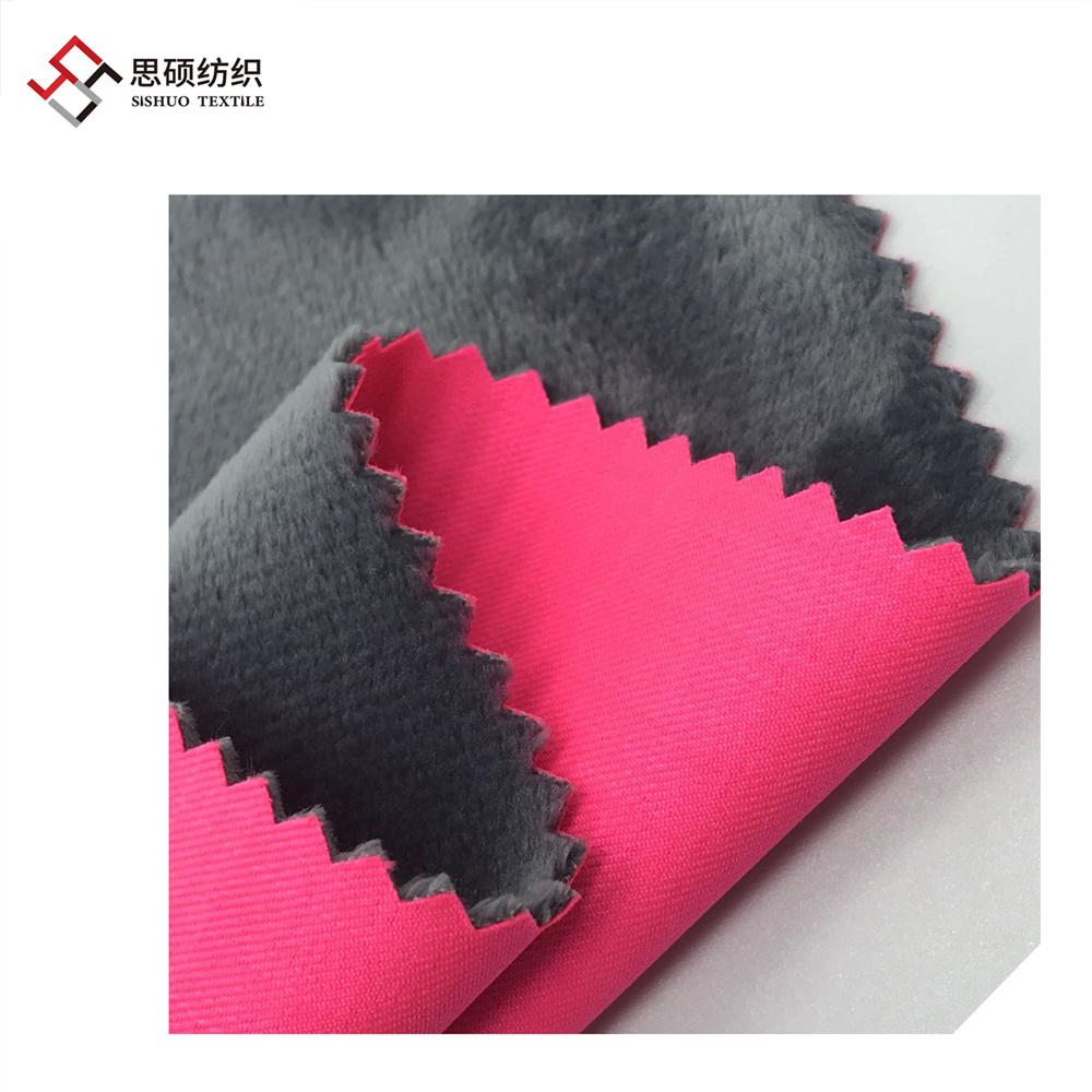 Jacket Mechanical Stretch Bonded TPU Micro Polar Fleece Softshell for Outdoor 350GSM 75D 100% Polyester Woven Jiangsu TW