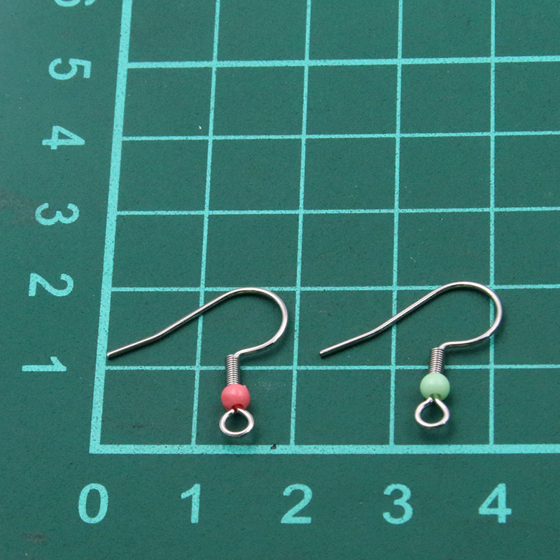  Stainless steel bead  Earring Hook DIY Jewelry Making  Earring   Hypoallergenic  Earring Findings