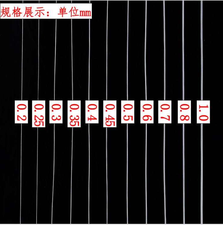 Fishing Line Non-elastic Clear Crystal Beading  String Thread Cord For Nylon Weaving Silk Sewing DIY Jewelry  Making Acc