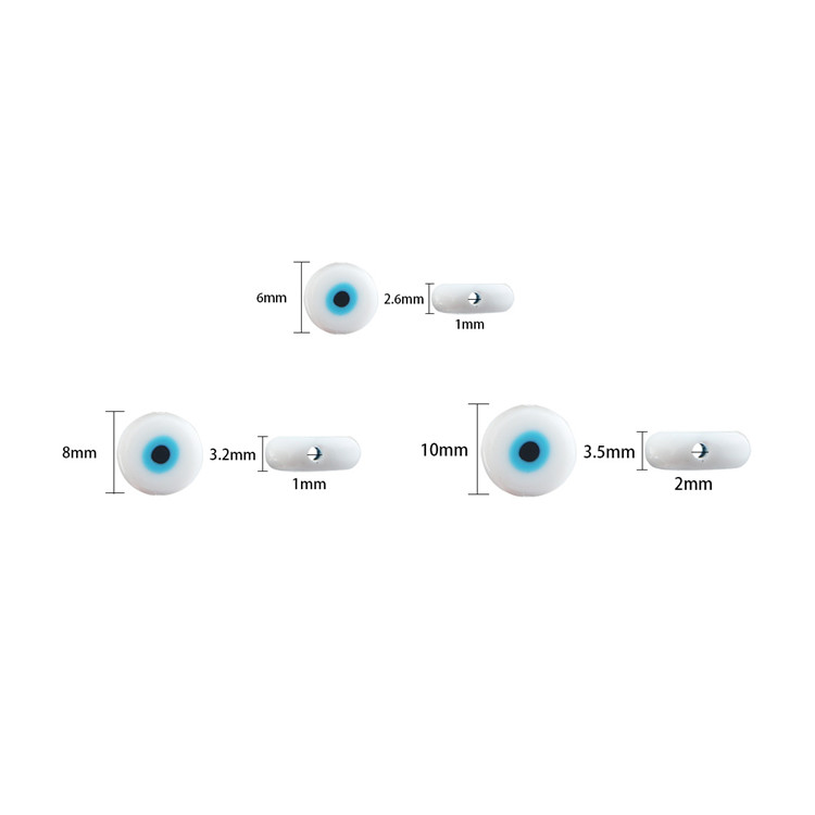 Murano Resin eye beads glass beads joyeria for making evil. eyes necklace and eye jewelry