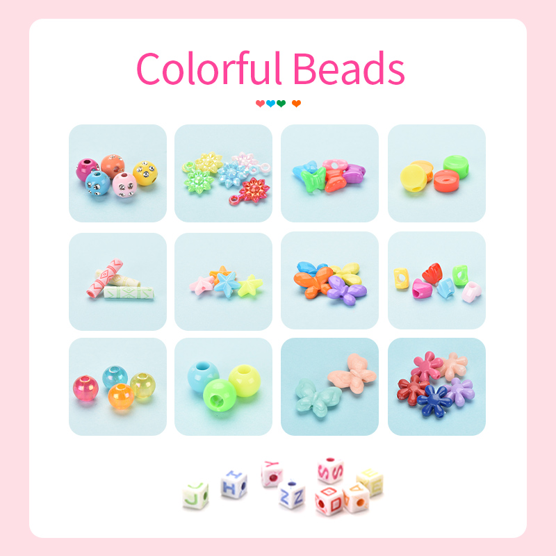 Popular popular beads   DIY children play set  natural beaded bracelet
