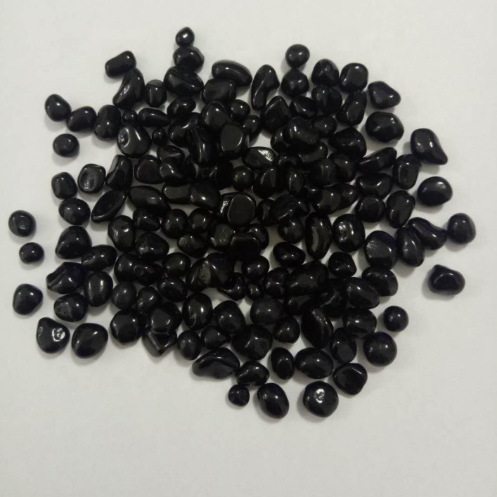 Cheap 2-4mm black glass beads for decoration