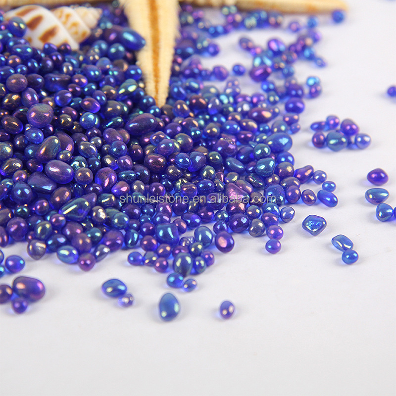 Cheap 2-4mm black glass beads for decoration