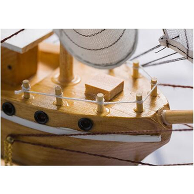 Assembling Building Kits Ship Model Wood Sailboat DIY Toy Wooden Craft Boat Decoration