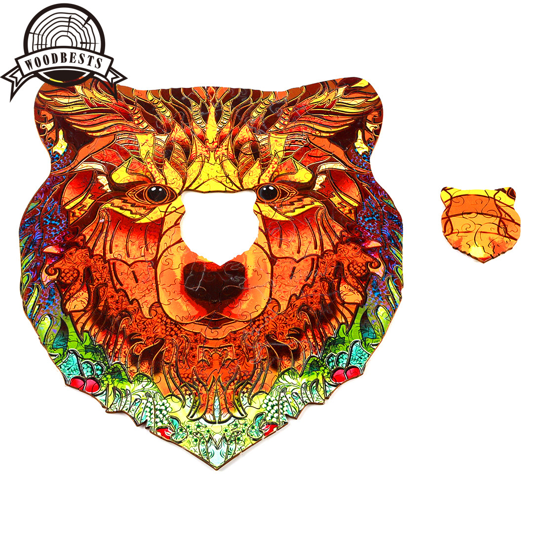 WOODBESTS A5 wooden laser cut owl wood puzzle toys crafts for child kids educational