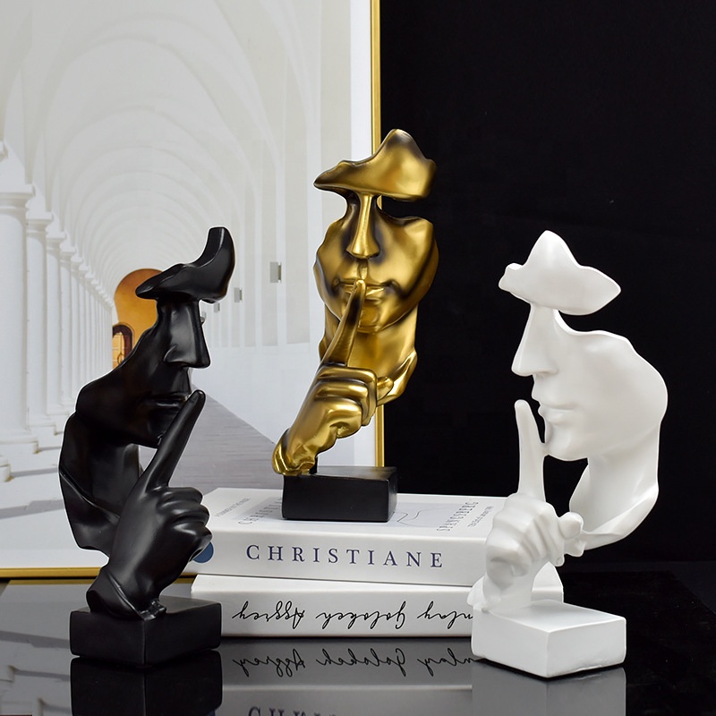 Modern Polyresin Office Decor &amp; Accessories Resin Decorative Items Sculpture Table Top Home Decor Molds
