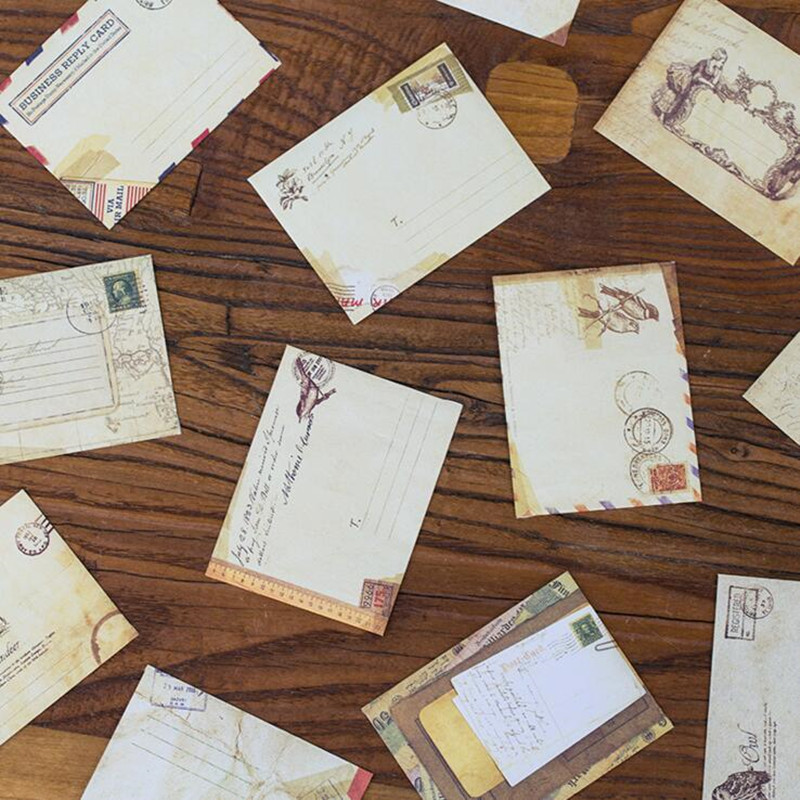 12pcs Per Pack Paper Envelope Cute Mini Envelopes Vintage European Style For Card Scrapbooking Gift