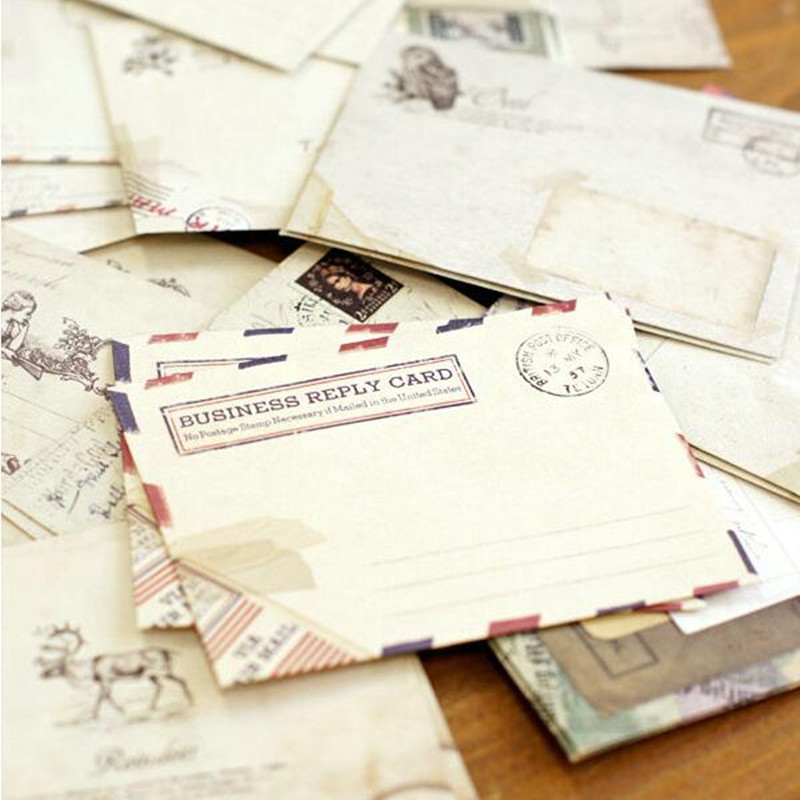 12pcs Per Pack Paper Envelope Cute Mini Envelopes Vintage European Style For Card Scrapbooking Gift