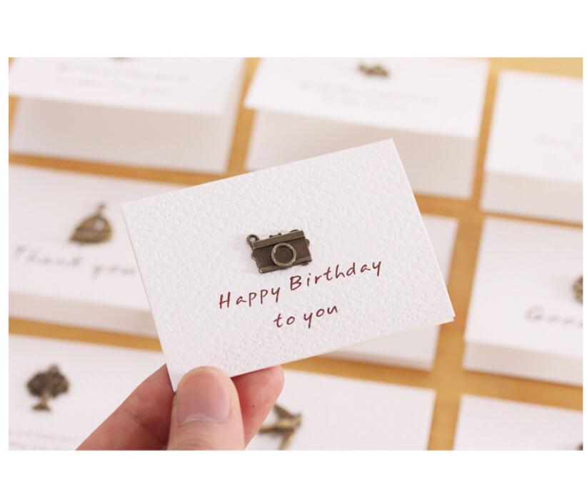 Retro Kraft Envelope Set Creative Business Envelopes Vintage Wedding Invitation with Metal Accessories
